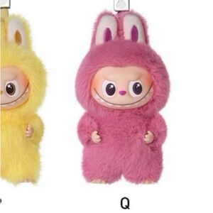 POP MART Vinyl Plush Pendant, Pin for Love Labubu, Q